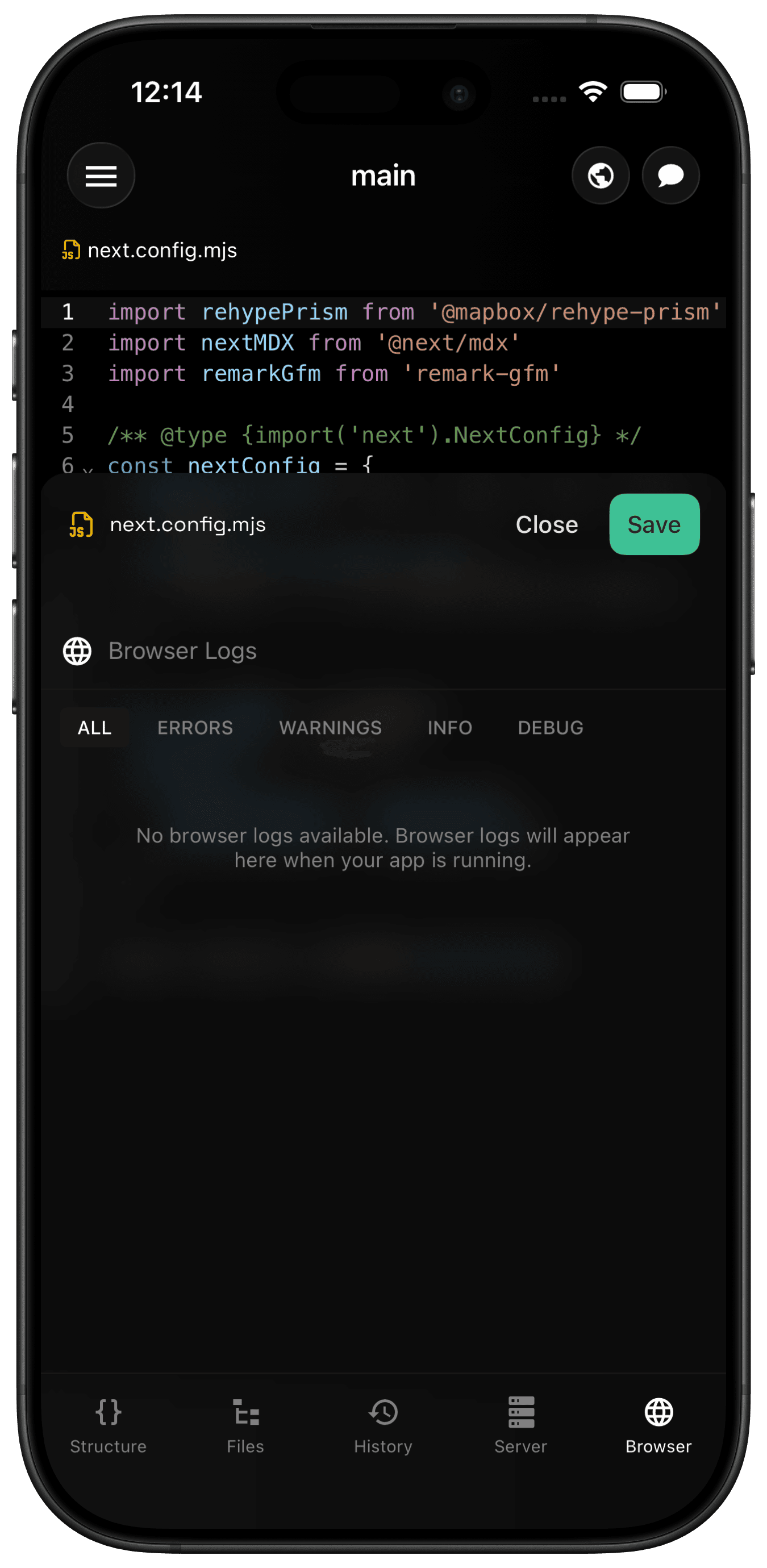 Mobile-First Debugging