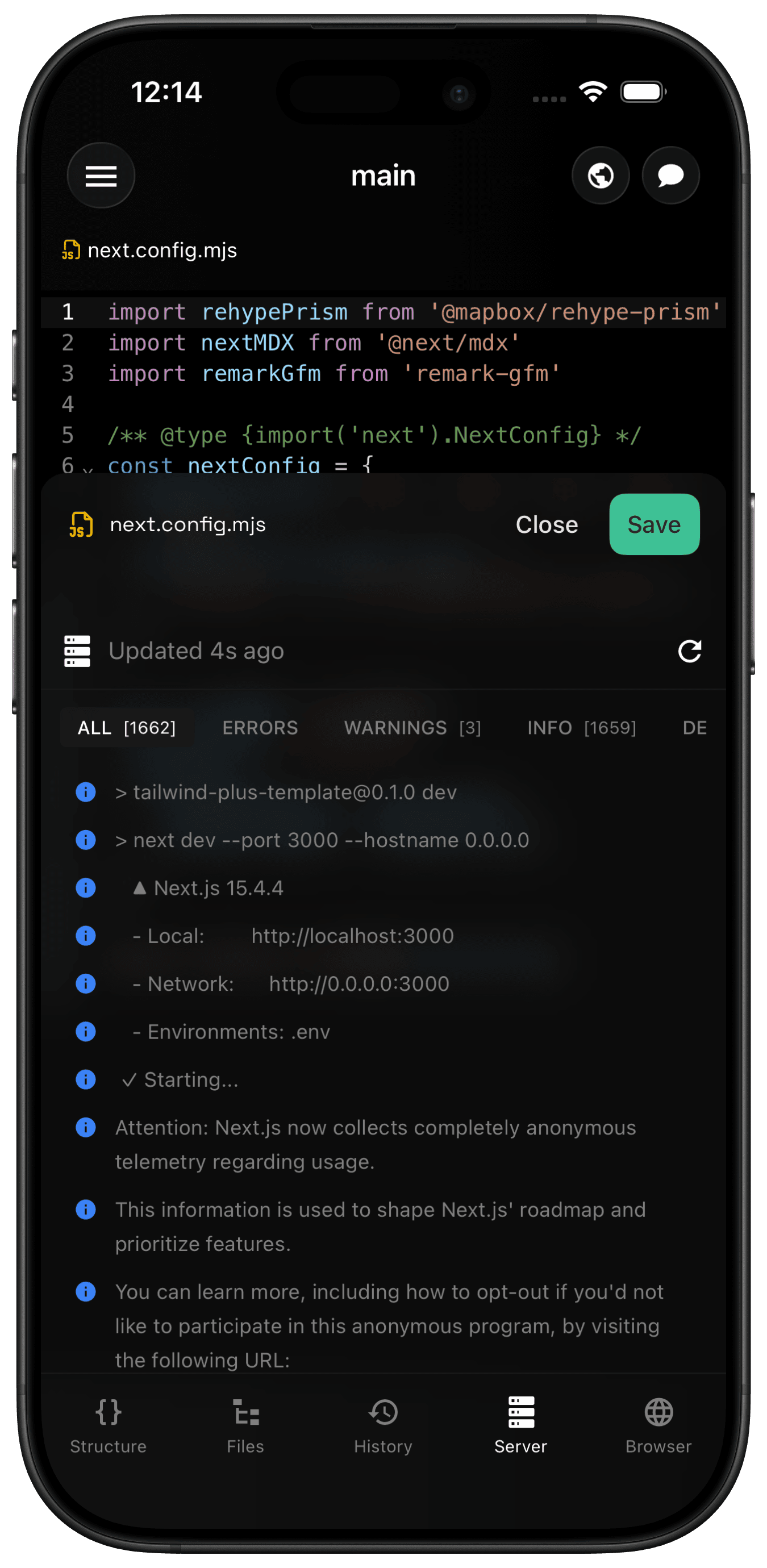 Real-Time Server Monitoring